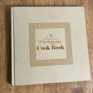 Vintage Armana Radarange Cook Book - White and Tan